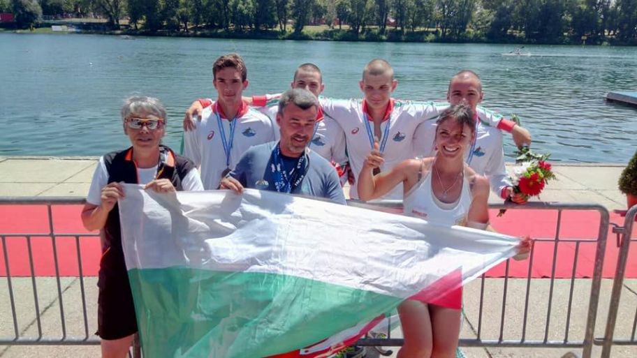 Медал за  СККК<<ДУНАВ>> от Европейското по кану-каяк за младежи и девойки до 23г.,юноши и девойки